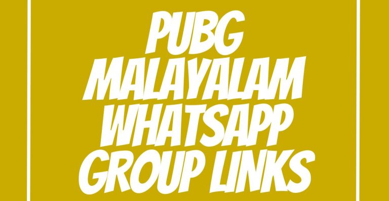 PUBG Malayalam WhatsApp Group Links