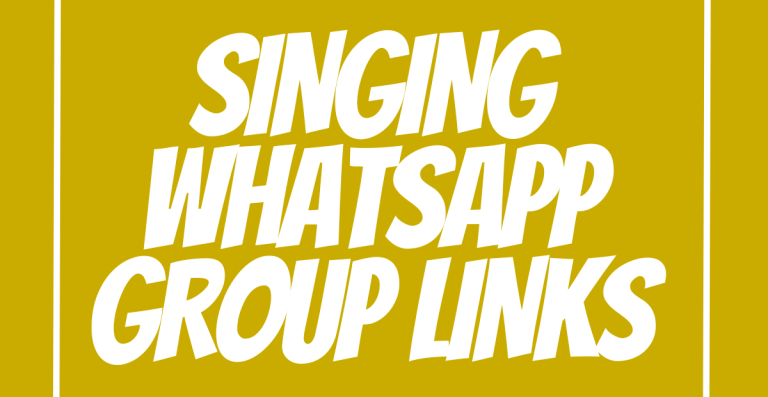 Singing WhatsApp Group Links