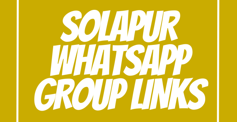 Solapur WhatsApp Group Links