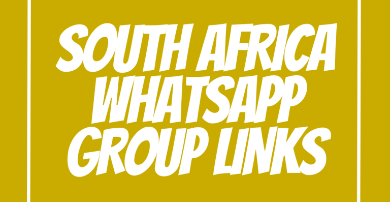 South Africa WhatsApp Group Links