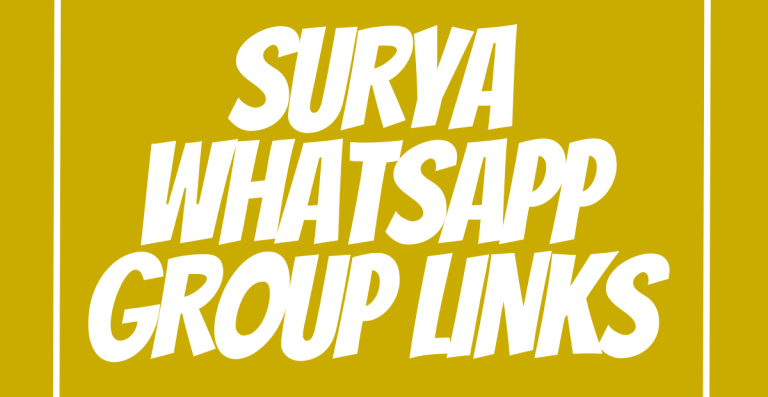 Surya WhatsApp Group Links