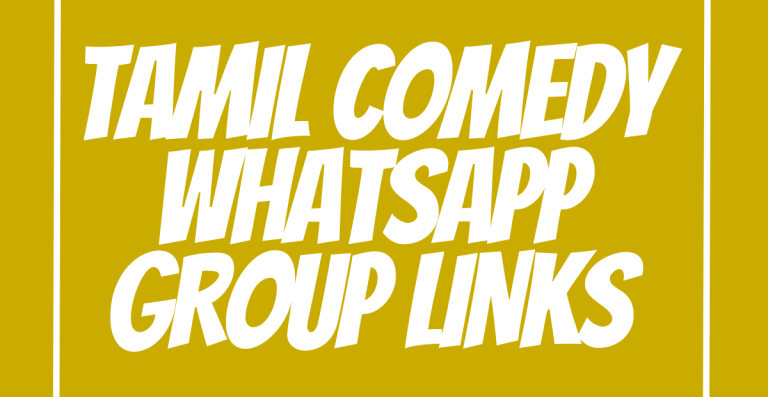 Tamil Comedy WhatsApp Group Links