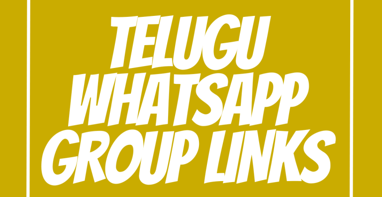 Telugu WhatsApp Group Links