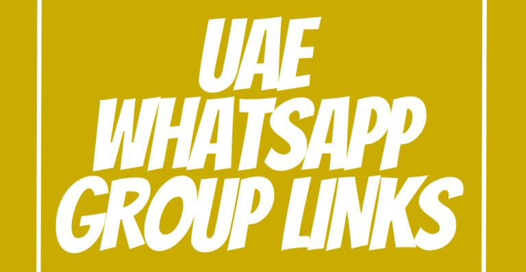 UAE WhatsApp Group Links