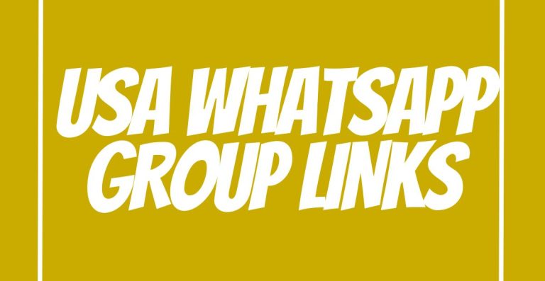 USA WhatsApp Group Links