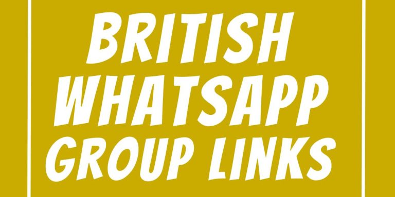 British WhatsApp Group Links