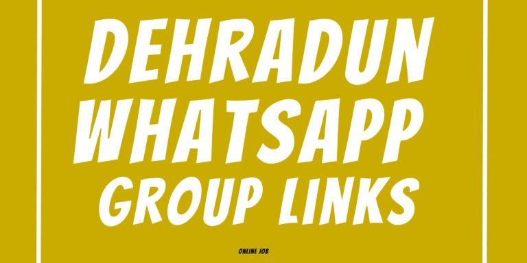 Dehradun WhatsApp Group Links