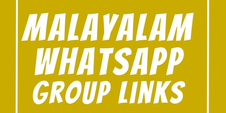 Malayalam WhatsApp Group Links