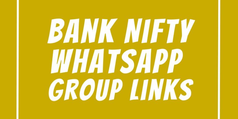 Bank Nifty WhatsApp Group Links