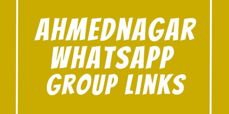 Ahmednagar WhatsApp Group Links