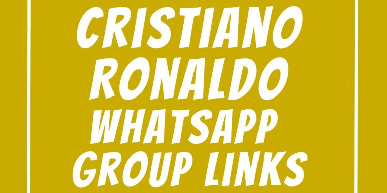 Cristiano Ronaldo WhatsApp Group Links