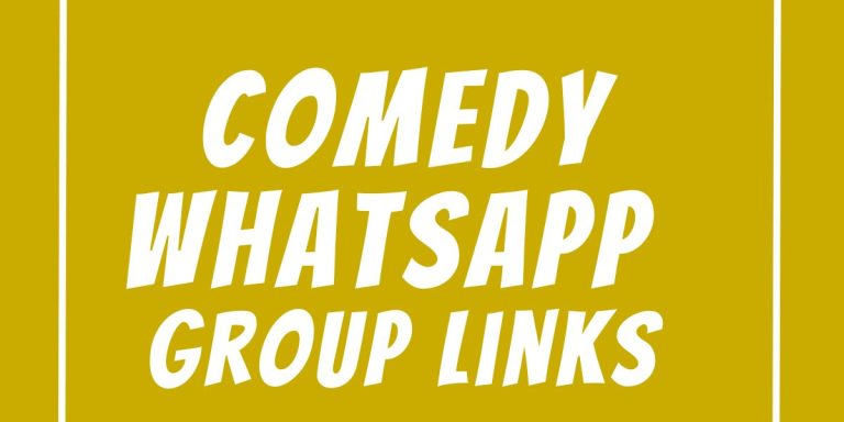 Comedy WhatsApp Group Links