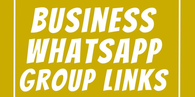 Business WhatsApp Group Links