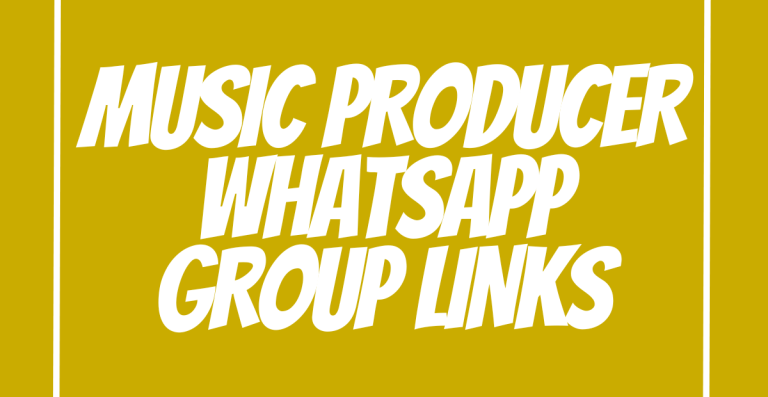 Music Producer WhatsApp Group Links