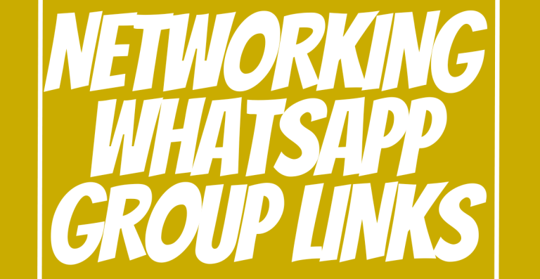 Networking WhatsApp Group Links