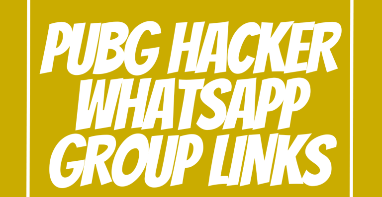 PUBG Hacker WhatsApp Group Links