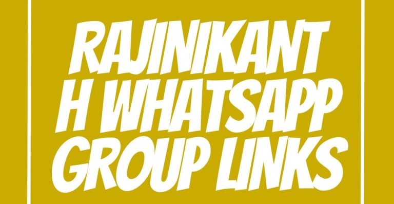 Rajinikanth WhatsApp Group Links