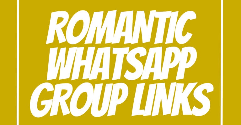 Romantic WhatsApp Group Links