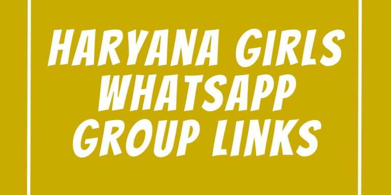 Haryana Girls WhatsApp Group Links