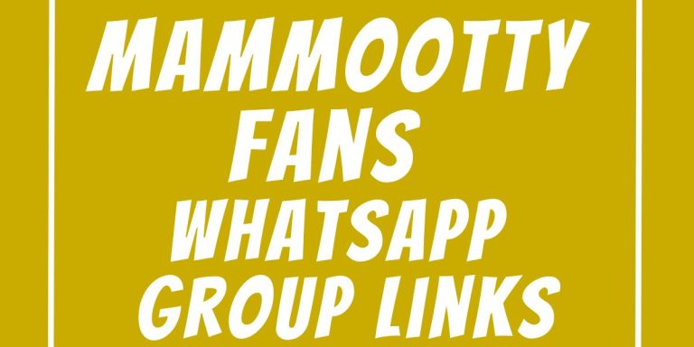 Mammootty Fans WhatsApp Group Links