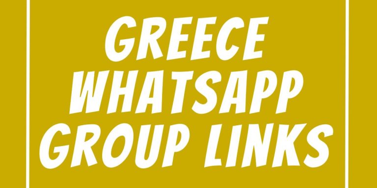 Greece WhatsApp Group Links