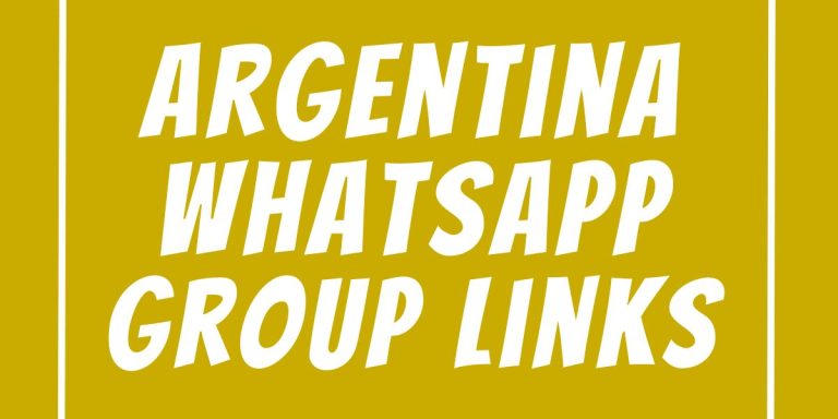 Argentina WhatsApp Group Links