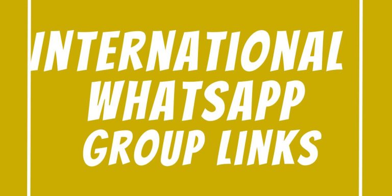 International WhatsApp Group Links