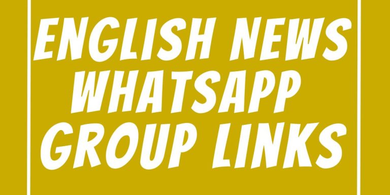 English News WhatsApp Group Links