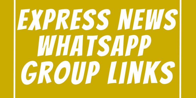 Express News WhatsApp Group Links