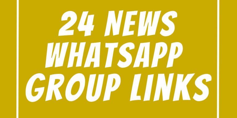 24 News WhatsApp Group Links