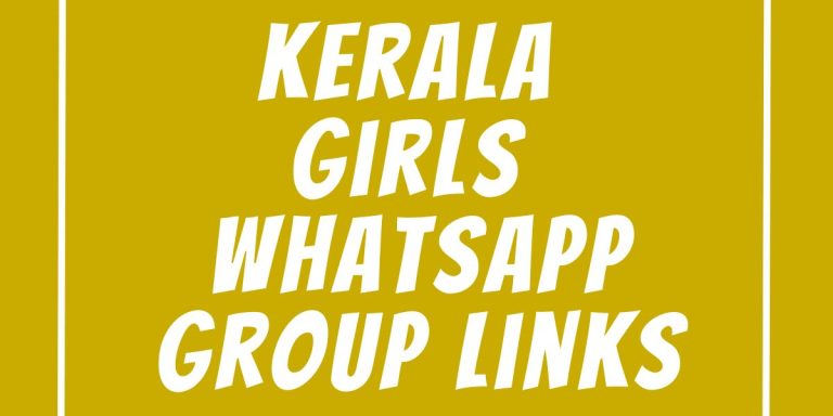 Kerala Girls WhatsApp Group Links