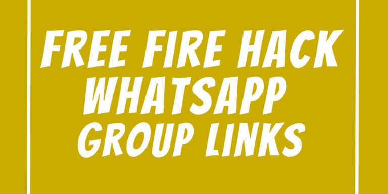 Free Fire Hack WhatsApp Group Links