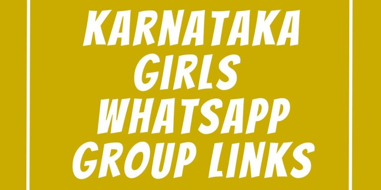 Karnataka Girls WhatsApp Group Links