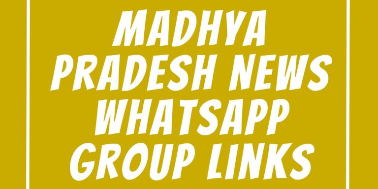 Madhya Pradesh News WhatsApp Group Links