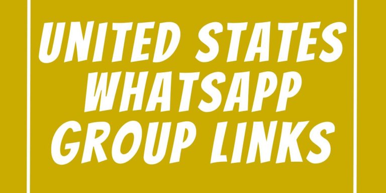 United States WhatsApp Group Links