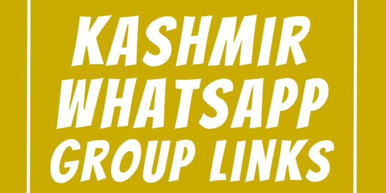 Kashmir WhatsApp Group Links