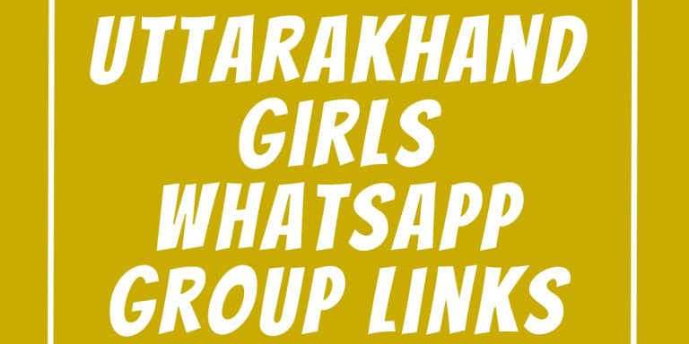 Uttarakhand Girls WhatsApp Group Links