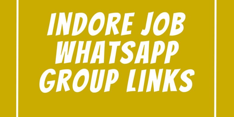 Indore Job WhatsApp Group Links