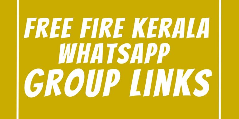 Free Fire Kerala WhatsApp Group Links