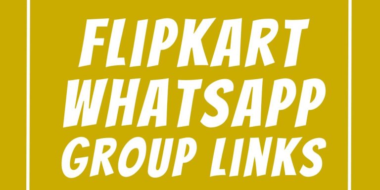 Flipkart WhatsApp Group Links