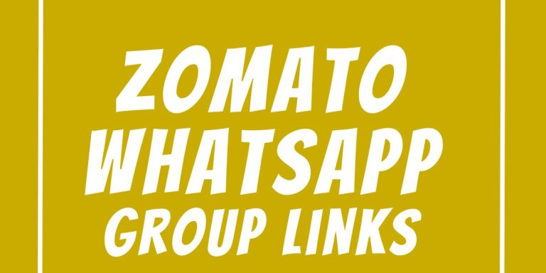 Zomato WhatsApp Group Links