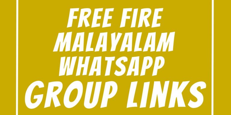 Free Fire Malayalam WhatsApp Group LinksFree Fire Malayalam WhatsApp Group Links