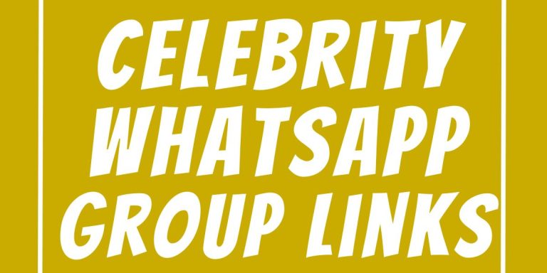 Celebrity WhatsApp Group Links