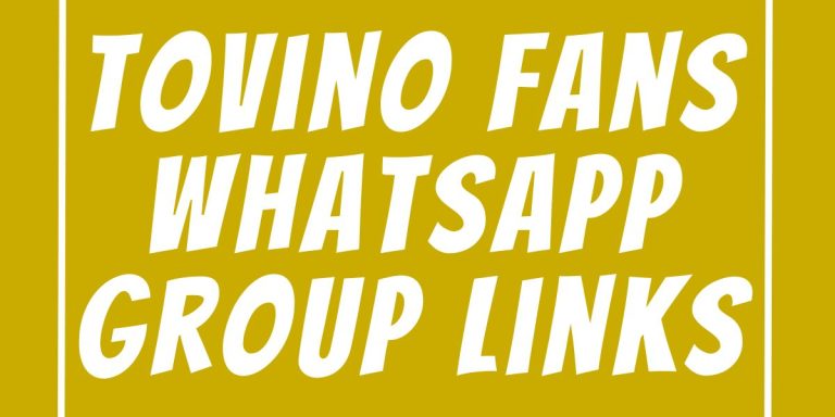 Tovino Fans WhatsApp Group Links