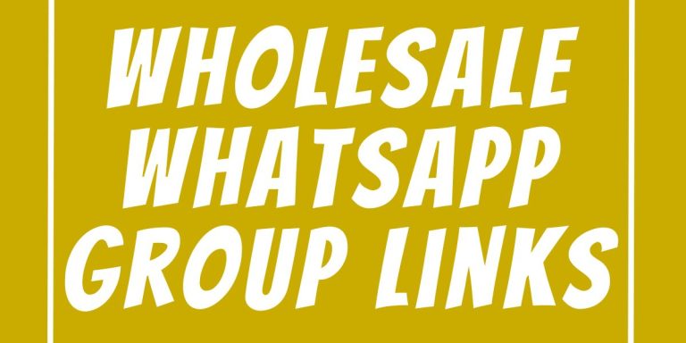 Wholesale WhatsApp Group Links