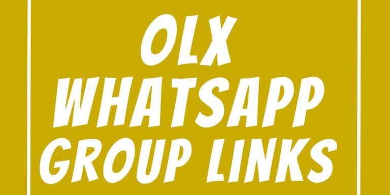 OLX WhatsApp Group Links