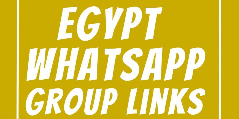 Egypt WhatsApp Group Links