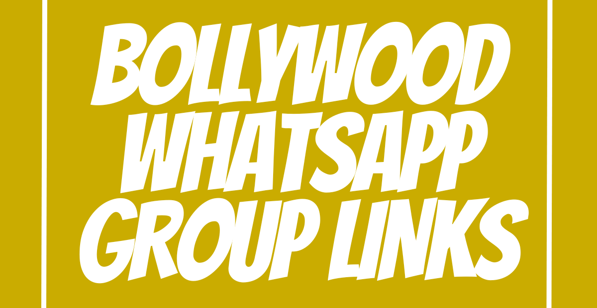 Bollywood WhatsApp Group Links