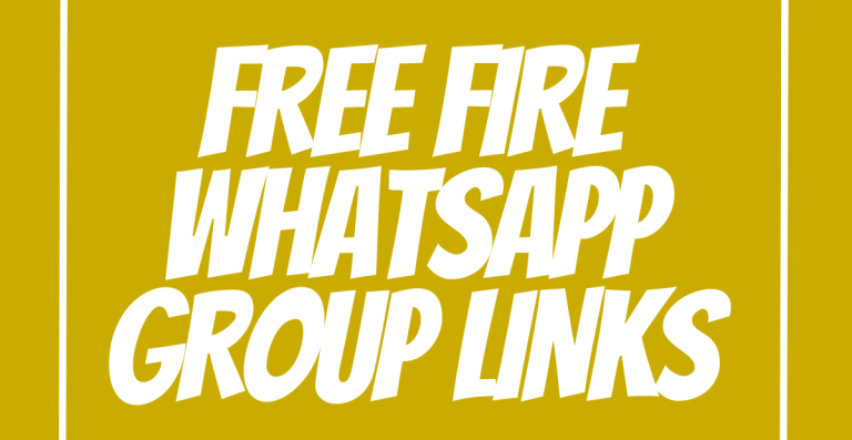 Free Fire WhatsApp Group Links