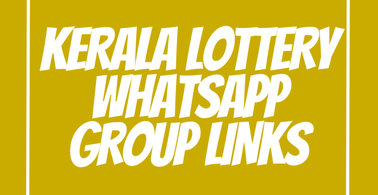 Kerala Lottery WhatsApp Group Links